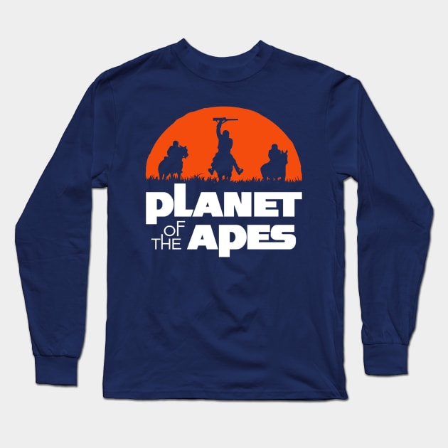 Planet Apes Long Sleeve T-Shirt by Ladevint Osten